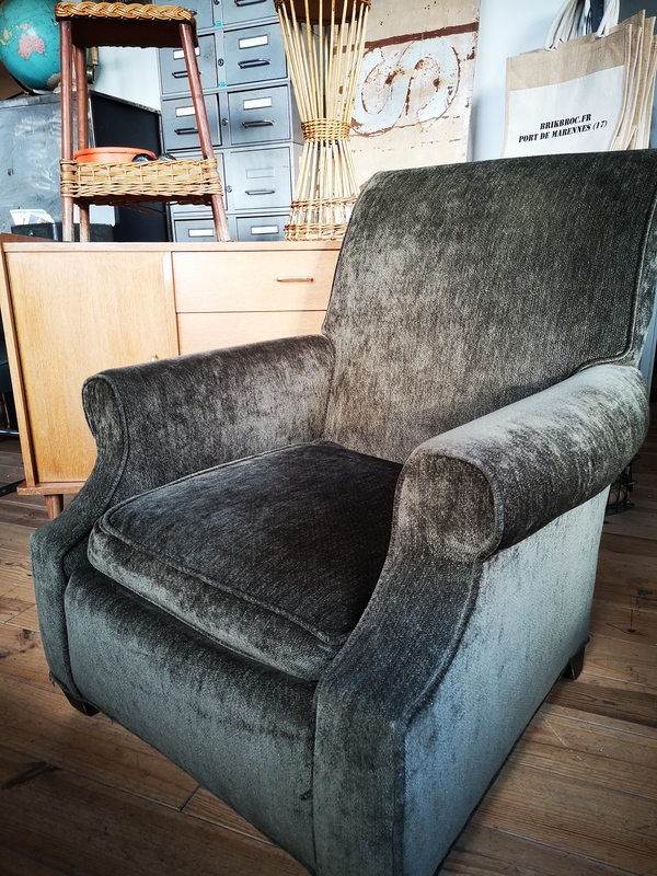 1970s bergere armchair