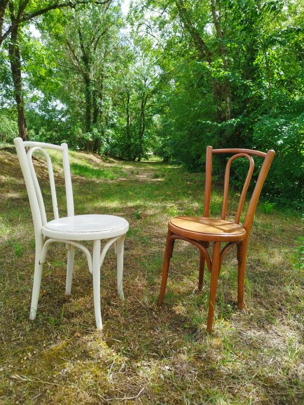 20th-century bistro chairs
