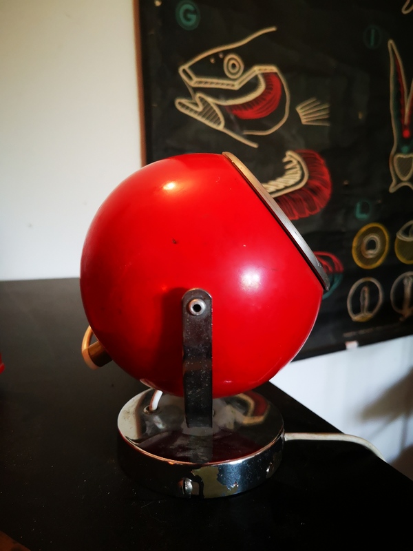 70s eye ball wall lamp