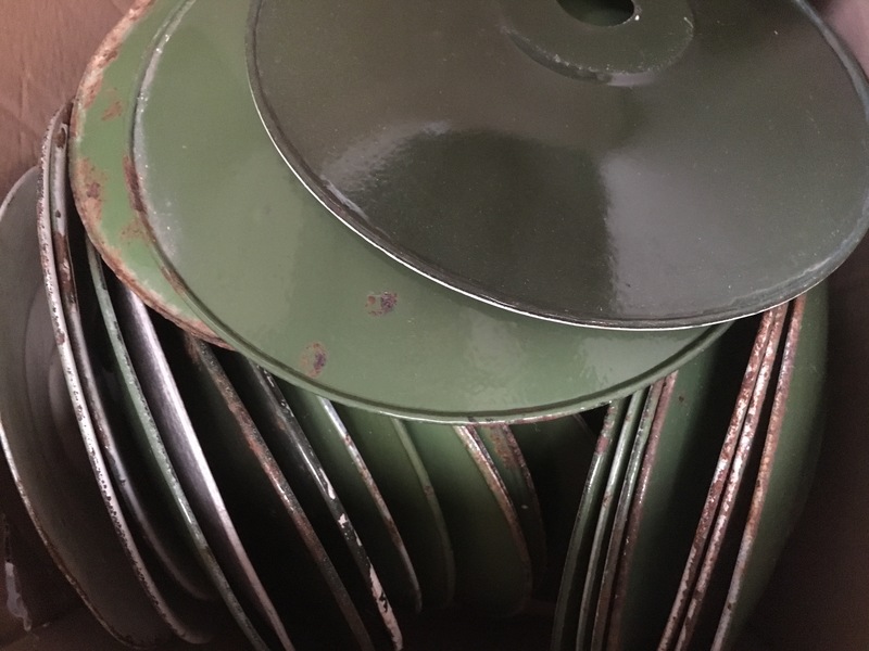 Rare colored cup lampshades