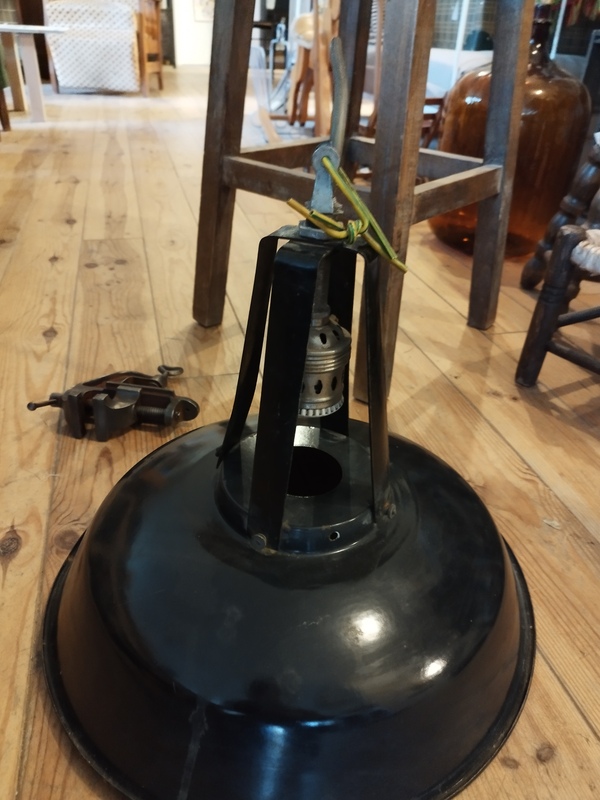 Mazda enamel lampshade