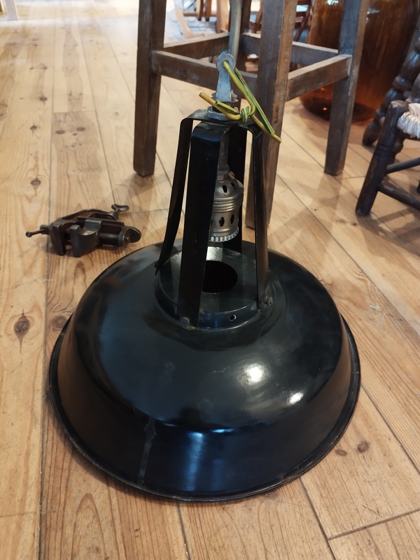 Mazda enamel lampshade