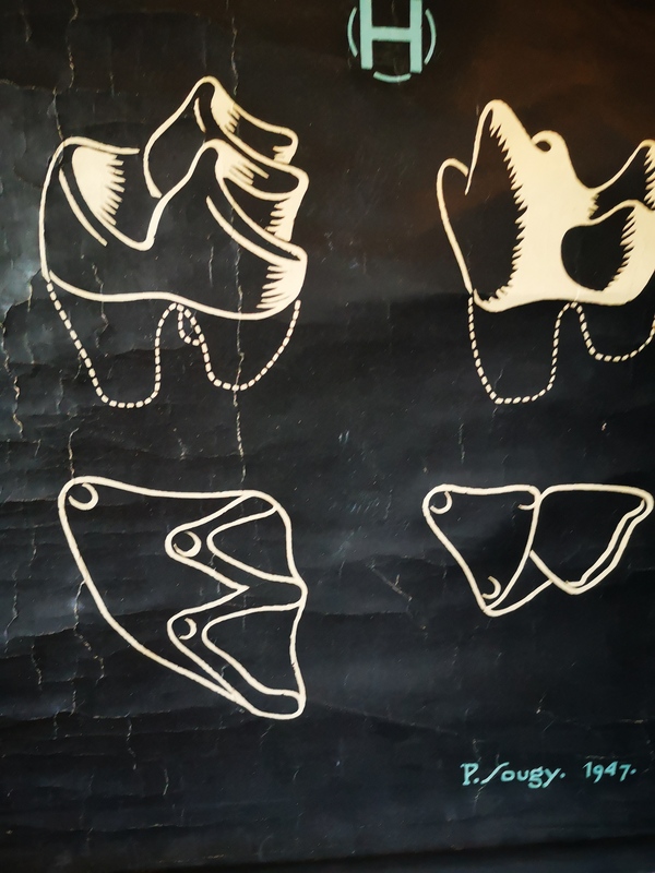 Poster P. Sougy 1947 The mole