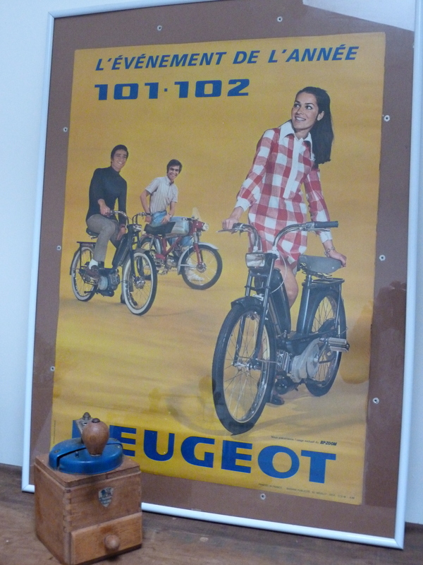 Peugeot 101 102 advertising poster