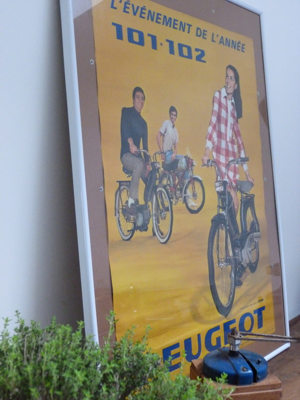 Peugeot 101 102 advertising poster