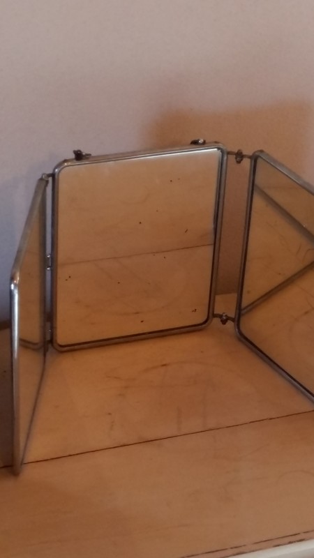 Ancient barber triptych