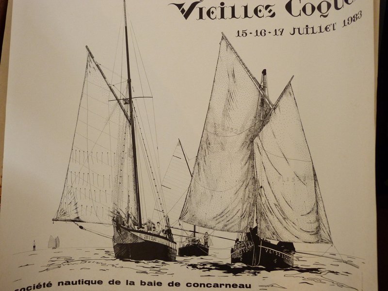 Old nautical event poster