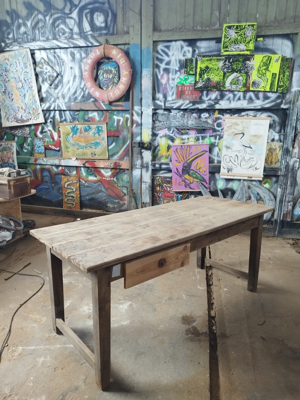 Old farm table 