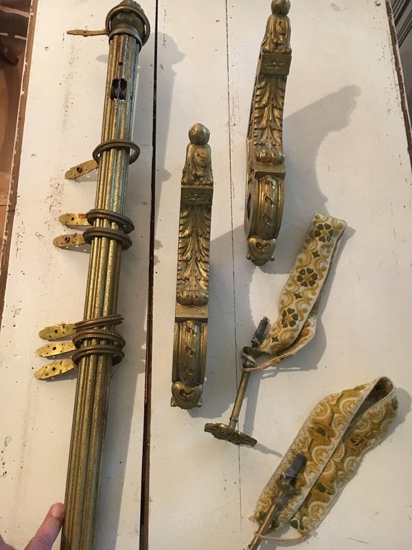Old castle curtain rod