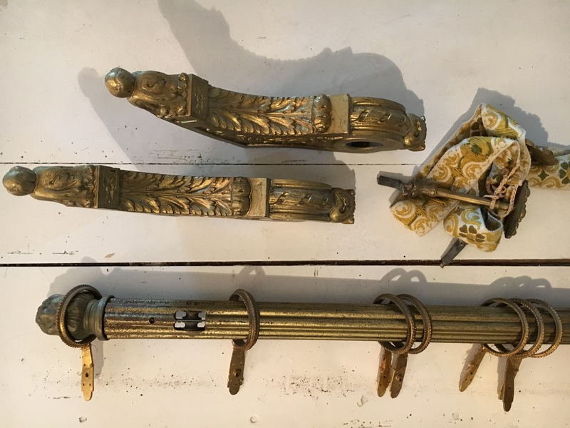 Old castle curtain rod