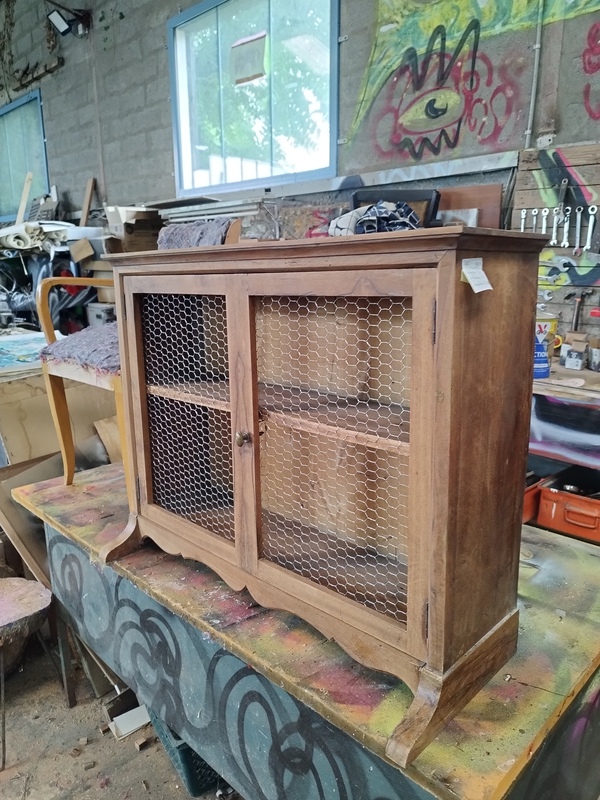 Old crockery display case 