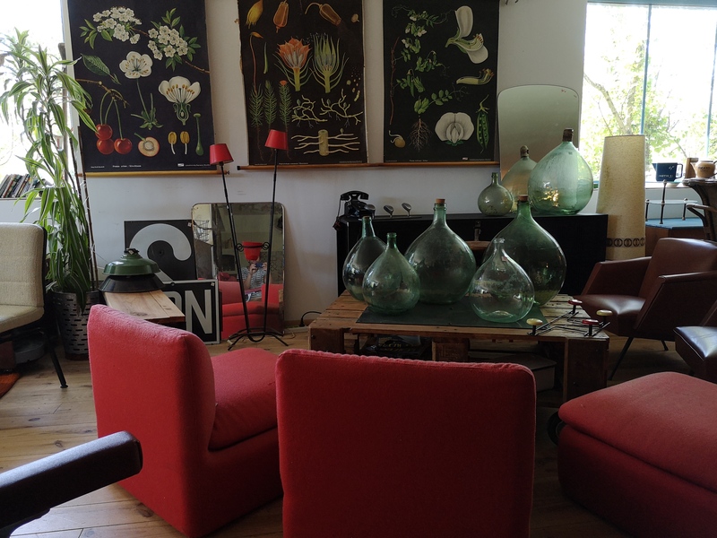 Old canvas school posters