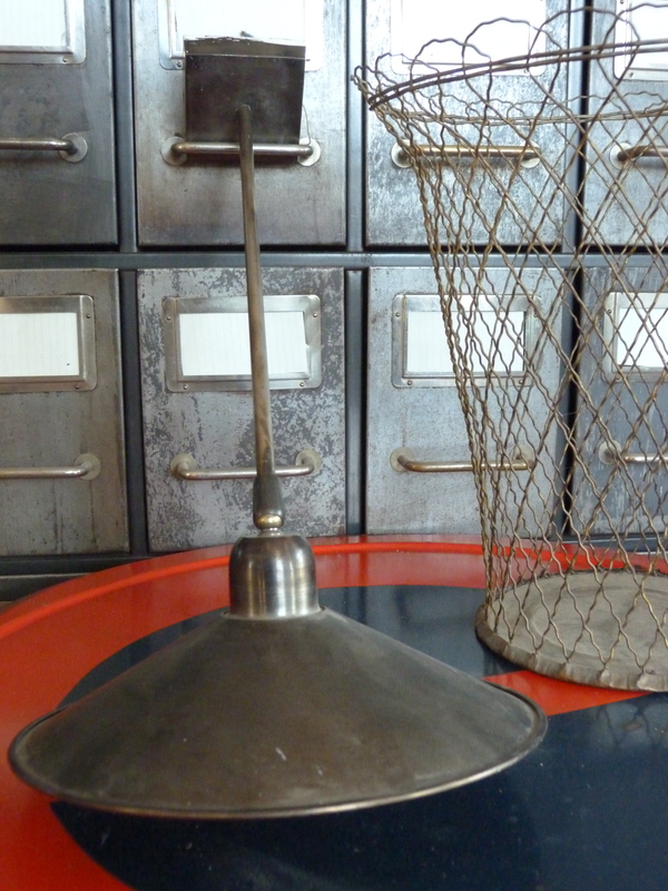 Nickel-plated brass wall lamp