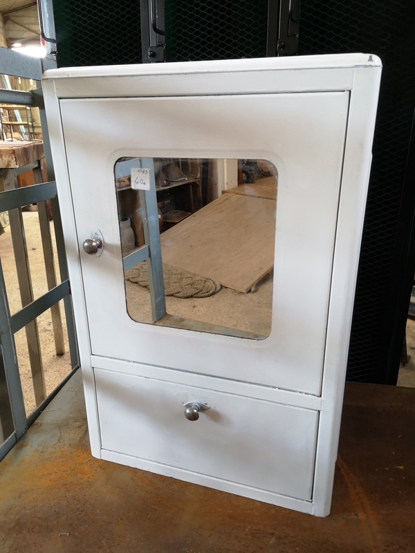 White medicine cabinet