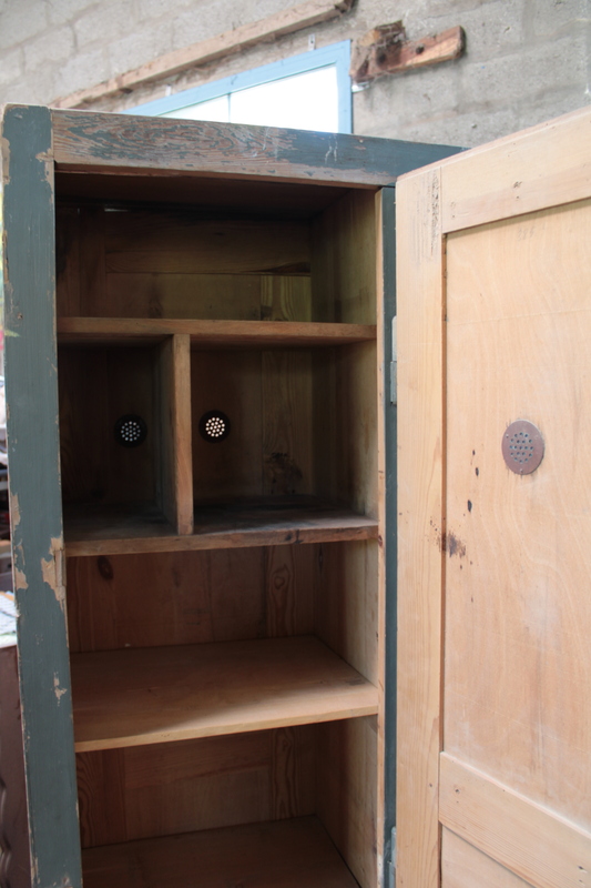 1950s wooden locker room 