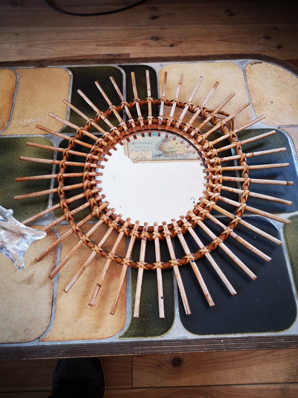 Authentic vintage sun mirror
