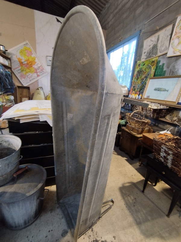 Antique zinc bathtub 2m