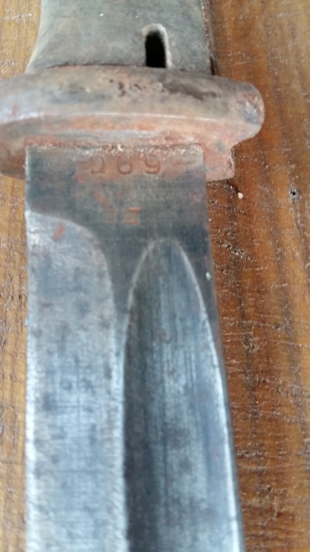 German bayonet ASW 43 and its ww2 furnace