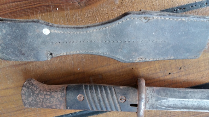 German bayonet ASW 43 and its ww2 furnace