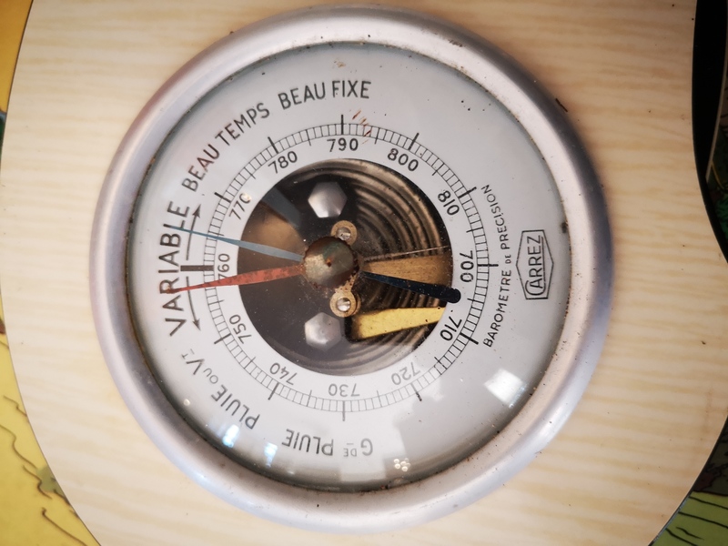 Barometer thermometer formica 60s