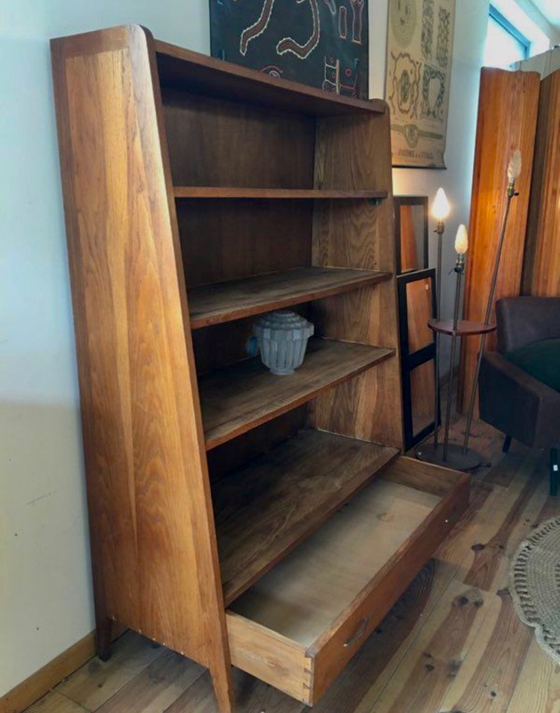 vintage tv cabinet bookcase