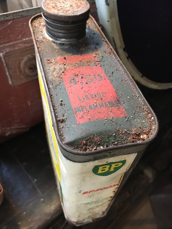 Can of BP solex moped vespa oil