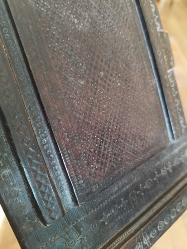 Leather box from the early 20th century