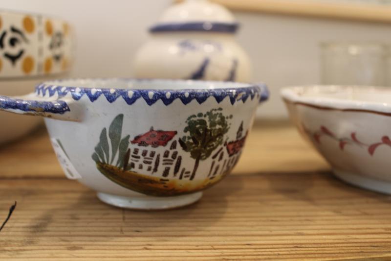 Charolles earthenware bowl with handles