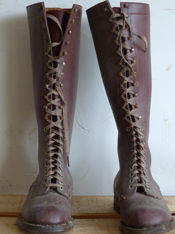 Aviator model officer's boots