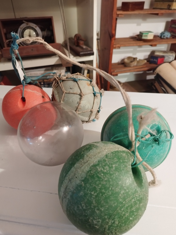 Vintage net buoys