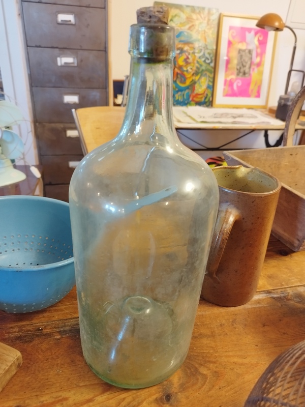 Old glass bottle 