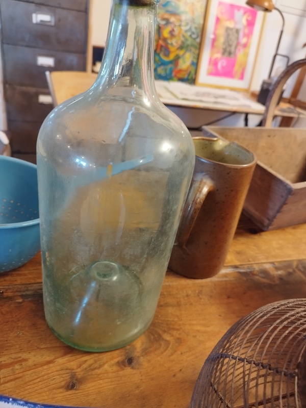Old glass bottle 