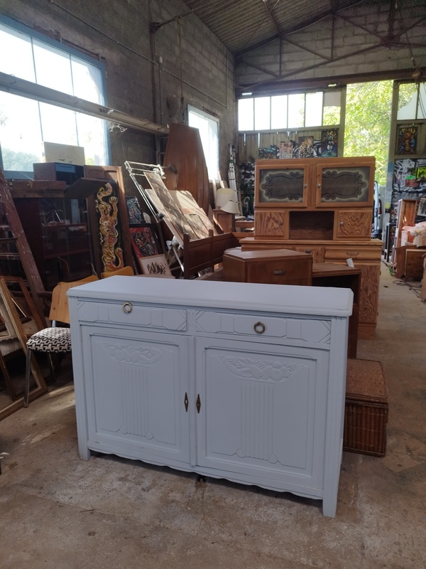 Antique wooden sideboard from the 50s