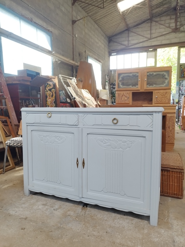 Antique wooden sideboard from the 50s