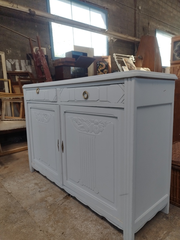 Antique wooden sideboard from the 50s
