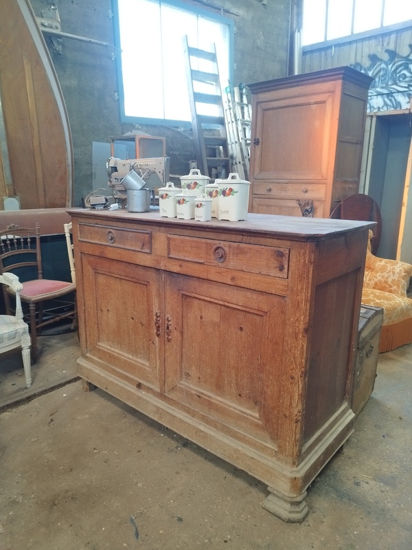 1950s solid oak sideboard