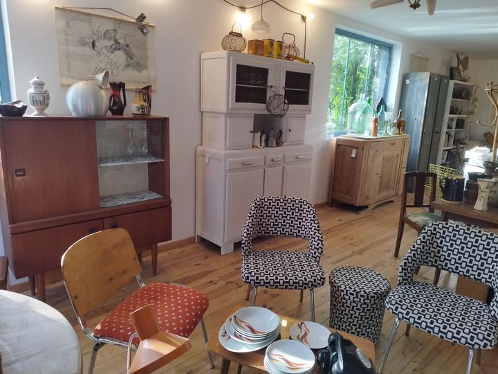 Mado sideboard painted white 1950s