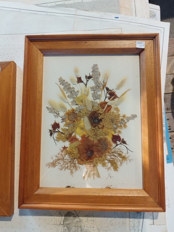 Dried flower frames 