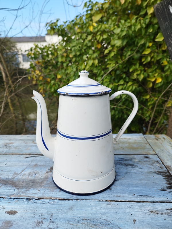 Japy enamel coffee pot