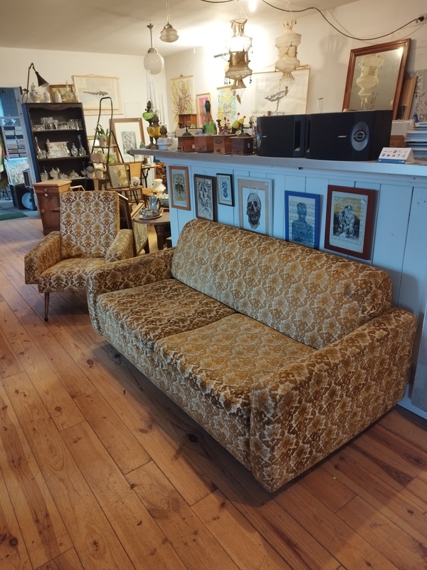1960s Sofa and Armchair