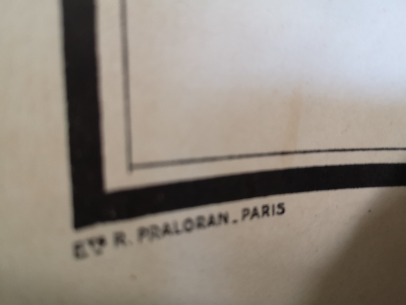 Old map of Charente Maritime.