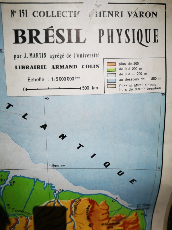 Map Edition Armand Colin Brazil