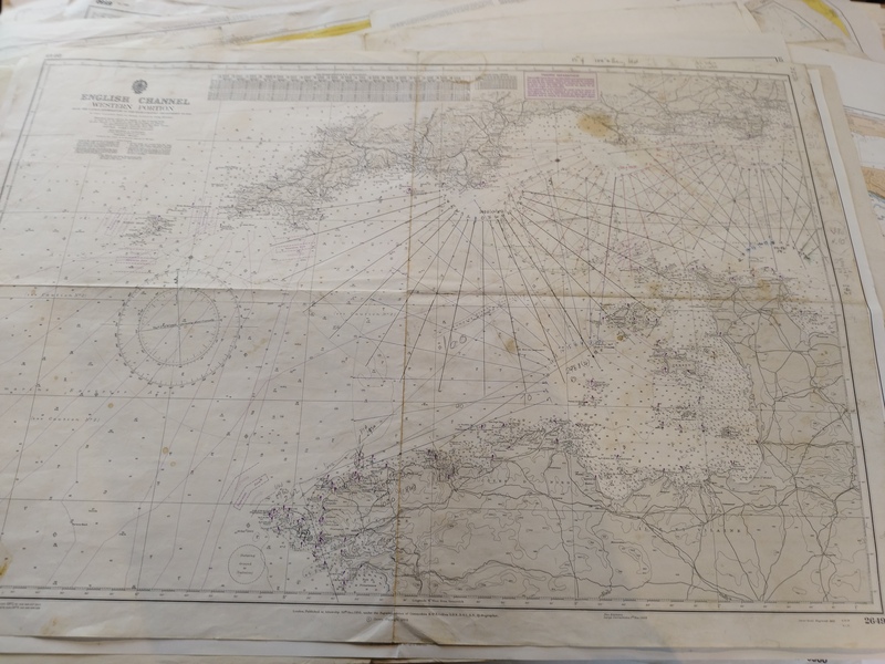 English Channel Marine Chart