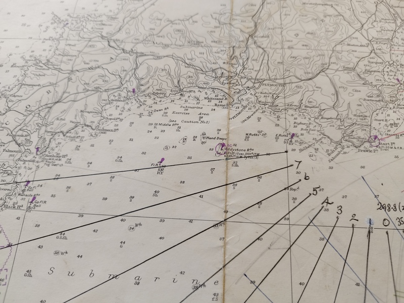English Channel Marine Chart