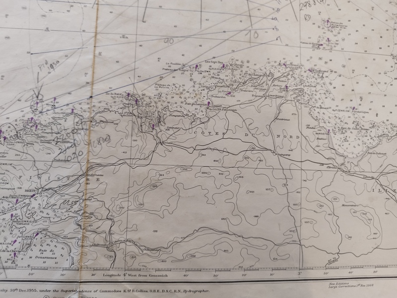 English Channel Marine Chart