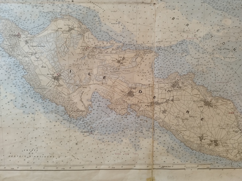 Nautical chart Ile de Ré La Rochelle