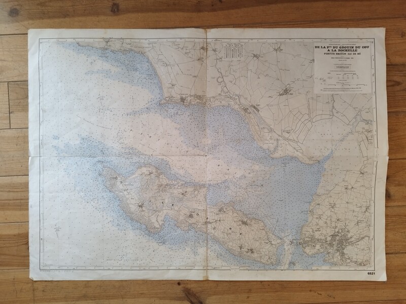 Nautical chart Ile de Ré La Rochelle