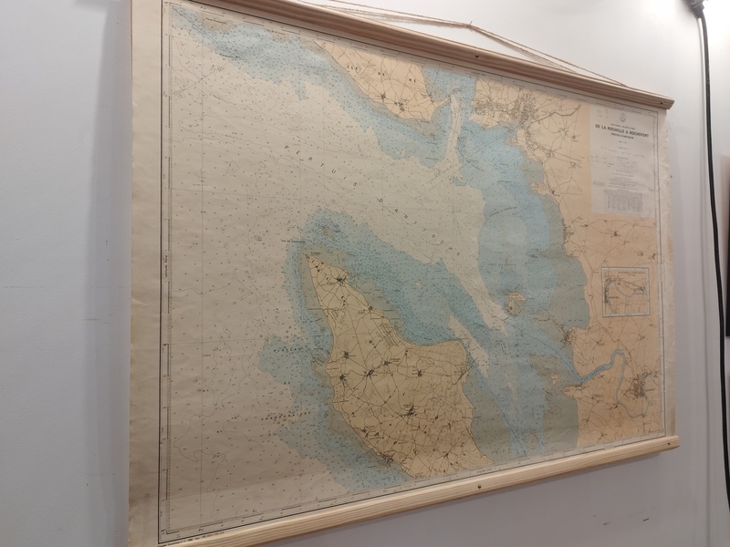 Nautical chart La Rochelle Rochefort Oléron Ré