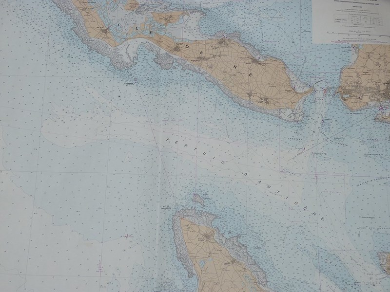 Ré et Oléron nautical chart