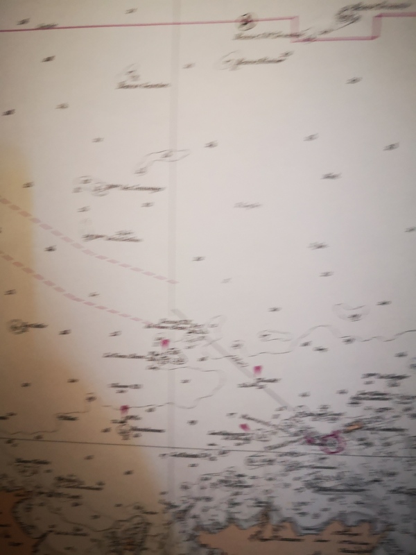 Vintage nautical chart st malo saint michel le havre jersey